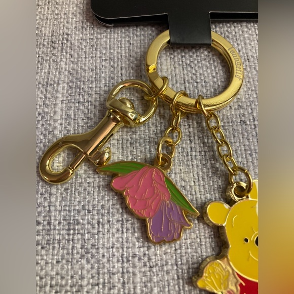 Loungefly Disney Winnie the Pooh Tulip Multi-Charm Keychain - Picture 3 of 6